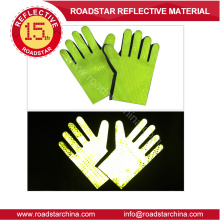 guantes de advertencia de pvc reflectante prismáticos